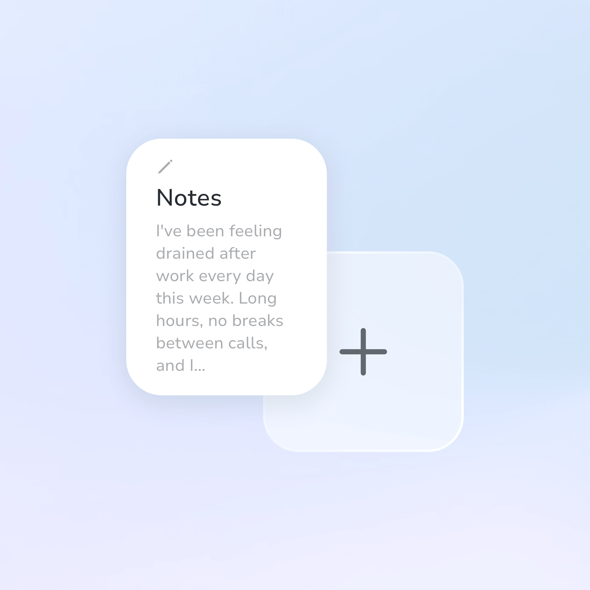 Therapy notes for tracking burnout