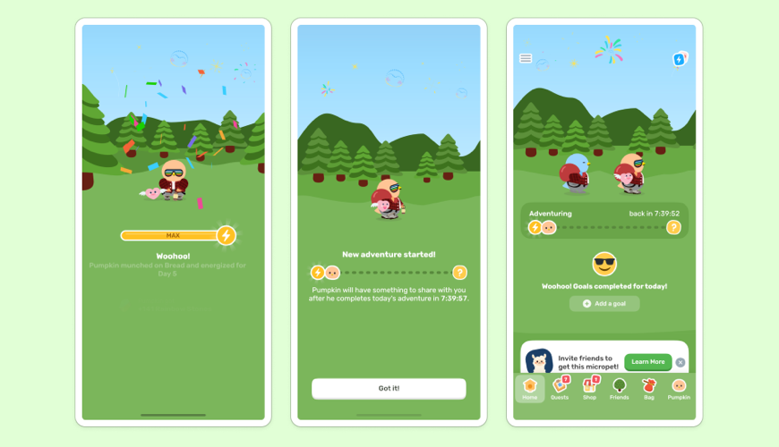 finch app gamified self-care